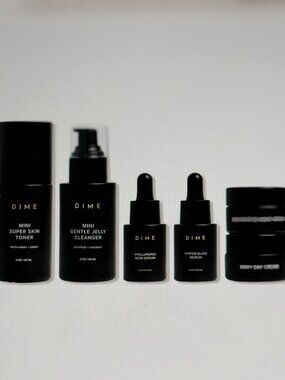 DIME Mini Skincare Cleanser & Treatment Set — NIB